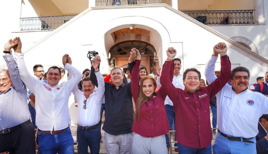 Apoya el Gobernador Rubén Rocha Moya a Marina Vitela, candidata al gobierno de Durango