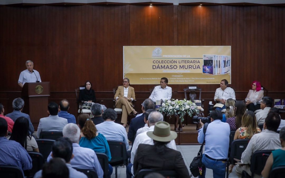 Rocha asiste a la presentación de la Colección Literaria de Dámaso Murúa